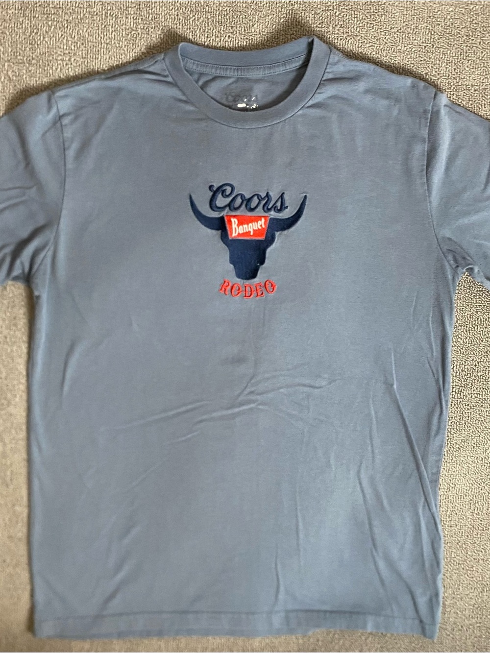 Coors Embroidered Rodeo Graphic Designer T‑Shirt